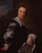 John Giles Eccardt Portrait of Richard Bentley oil